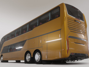 busscar busstar dd 3D 模型