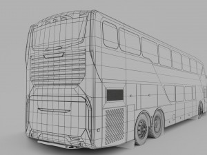 busscar busstar dd 3D 模型