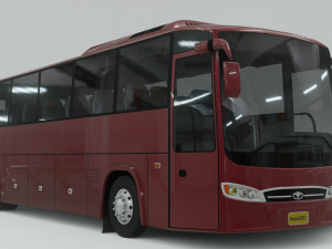 bus daewoo bx212 Modello 3D