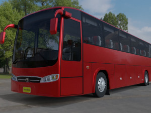 bus daewoo bx212 Modello 3D