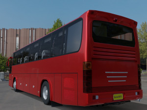 bus daewoo bx212 Modello 3D
