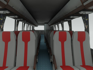 bus daewoo bx212 Modello 3D