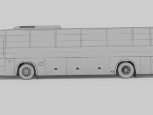 bus daewoo bx212 Modello 3D