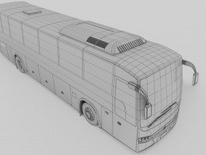 bus daewoo bx212 Modello 3D