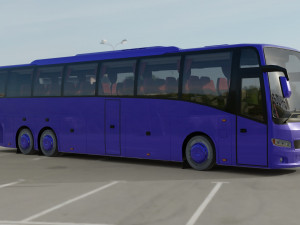bus volvo 9800 3Dモデル