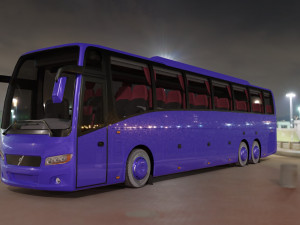 bus volvo 9800 3Dモデル