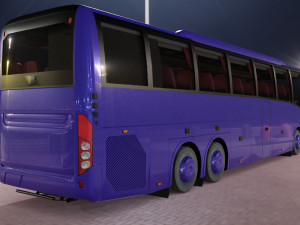 bus volvo 9800 3Dモデル