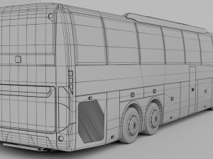 bus volvo 9800 3Dモデル