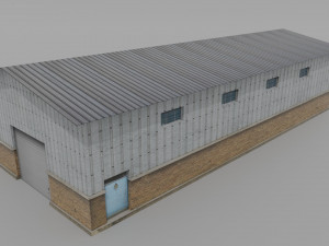 10 low-poly urban buildings low-poly 3D 모델