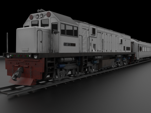 Locomotive CC 201 Low-poly  3D Models