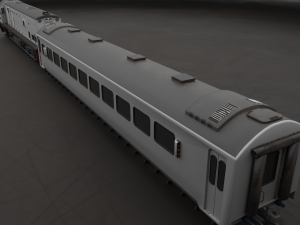 Locomotive CC 201 Low-poly Model 3D