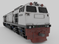 Locomotive CC 206 Low-poly  3D Models