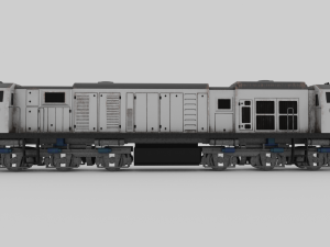 Locomotive CC 206 Low-poly Model 3D