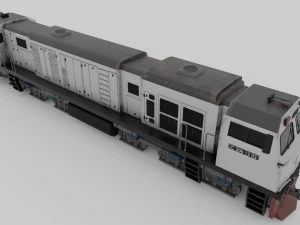 Locomotive CC 206 Low-poly 3D Model