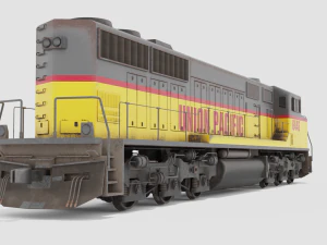 Locomotive SD60M 3D Model