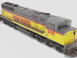 Locomotive SD60M 3D Model