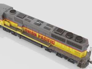 Locomotive SD60M 3D Model