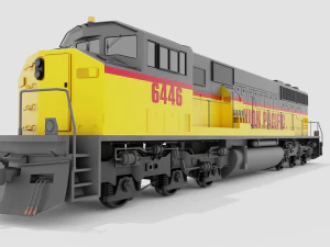 Locomotive SD60M 3D Model