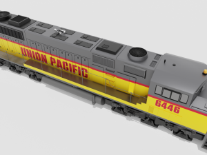 Locomotive SD60M 3D 模型