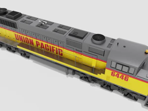 Locomotive SD60M 3D Model