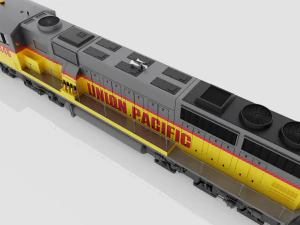 Locomotive SD60M 3D Model