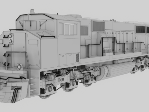 Locomotive SD60M 3D 模型