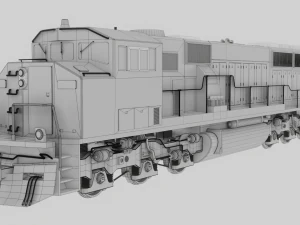 Locomotive SD60M 3D Model