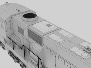 Locomotive SD60M 3D 模型