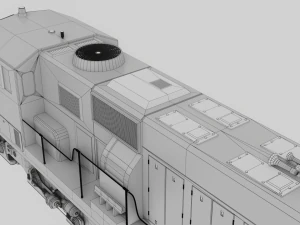 Locomotive SD60M 3D Model