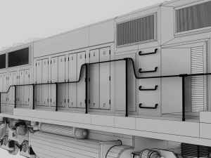 Locomotive SD60M 3D Model