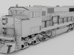 Locomotive SD60M 3D 模型