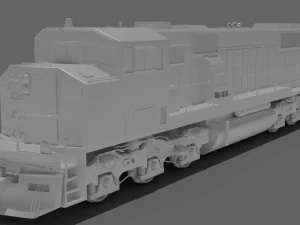 Locomotive SD60M 3D Model