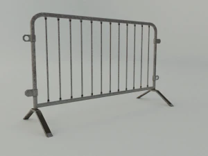 Road Barrier 3D Model