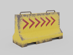 Road Barrier 3D 模型