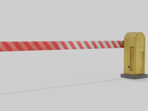 Road Barrier 3D 模型