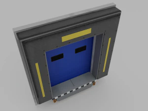 Loading dock door 3D Model