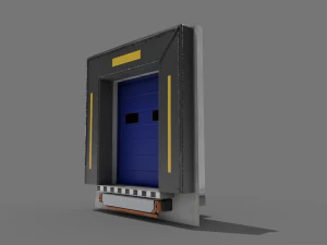 Loading dock door 3D Model
