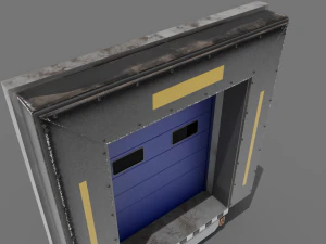 Loading dock door 3D Model