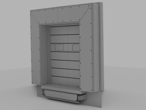 Loading dock door 3D Модель