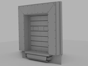 Loading dock door 3D Model