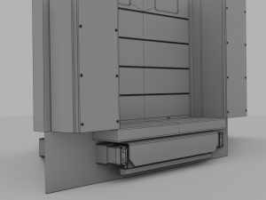 Loading dock door 3D Модель