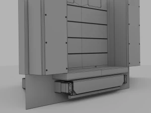 Loading dock door 3D Model