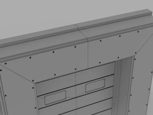 Loading dock door 3D Model