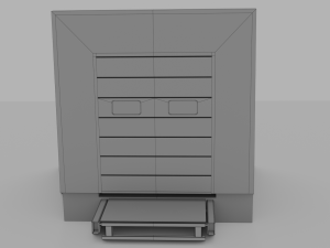 Loading dock door 3D Модель