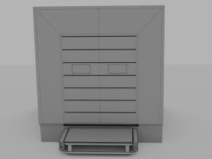 Loading dock door 3D Model