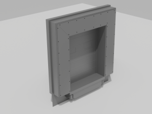 Loading dock door 3D Модель