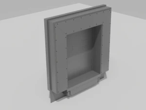 Loading dock door 3D Model