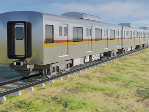 Japan Train Takyo metro subway 6000 Low-poly 3D 模型
