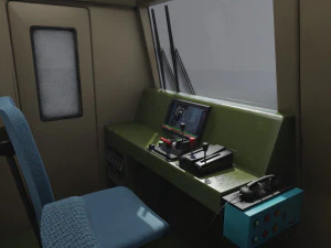 Japan Train Takyo metro subway 6000 Low-poly 3D Model