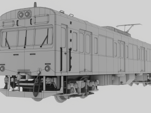 Japan Train subway Jr series 3Dモデル